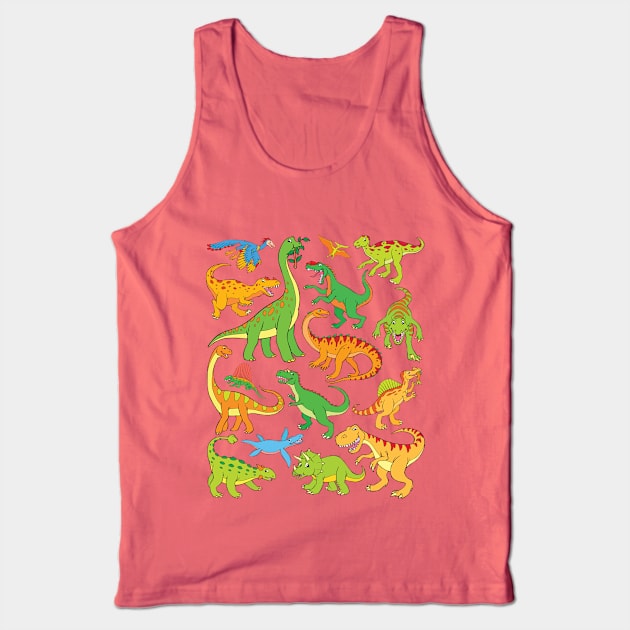 Dinosaur Design for Kids Tank Top by samshirts